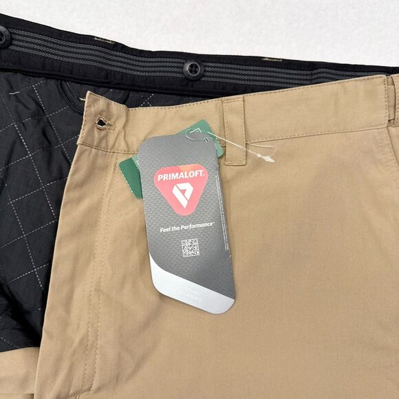 LL Bean Pants Mens Size 44‎ x 29 Tan Primaloft Insulated Quilted Workwear NEW - Picture 8 of 12